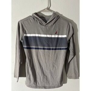 Boys Nautica Lightweight Hooded Shirt